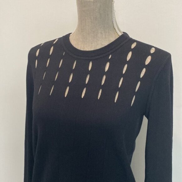 Michael Kors Black Long Sleeve Top - Picture 3 of 10